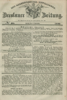 Breslauer Zeitung : mit allerhöchster Bewilligung. 1838, No. 263 (9 November) + dod.