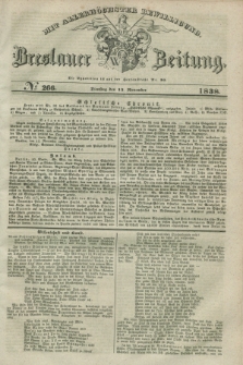 Breslauer Zeitung : mit allerhöchster Bewilligung. 1838, No. 266 (13 November) + dod.