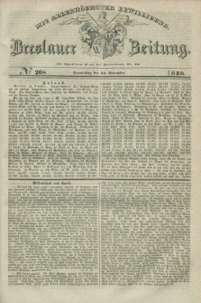 Breslauer Zeitung : mit allerhöchster Bewilligung. 1838, No. 268 (15 November) + dod.