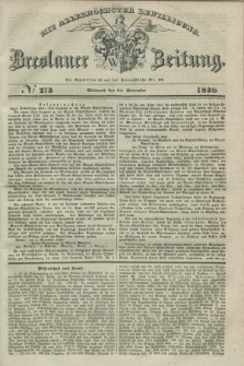 Breslauer Zeitung : mit allerhöchster Bewilligung. 1838, No. 273 (21 November) + dod.