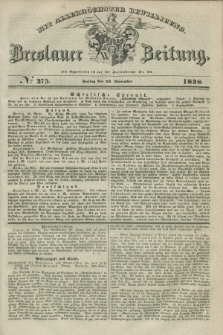 Breslauer Zeitung : mit allerhöchster Bewilligung. 1838, No. 275 (23 November) + dod.