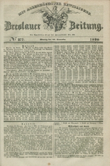 Breslauer Zeitung : mit allerhöchster Bewilligung. 1838, No. 277 (26 November) + dod.