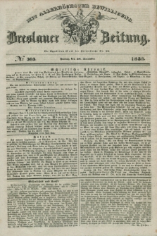 Breslauer Zeitung : mit allerhöchster Bewilligung. 1838, No. 303 (28 December) + dod.