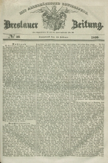 Breslauer Zeitung : mit allerhöchster Bewilligung. 1840, № 39 (15 Februar) + dod.