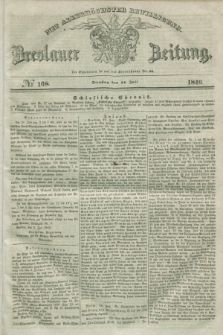Breslauer Zeitung : mit allerhöchster Bewilligung. 1840, № 168 (21 Juli) + dod.