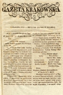 Gazeta Krakowska. 1813, nr 29