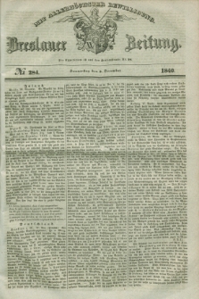 Breslauer Zeitung : mit allerhöchster Bewilligung. 1840, № 284 (3 December) + dod.