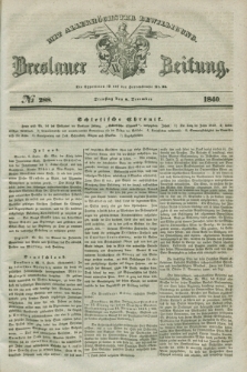 Breslauer Zeitung : mit allerhöchster Bewilligung. 1840, № 288 (8 December) + dod.