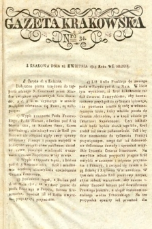 Gazeta Krakowska. 1813, nr 34