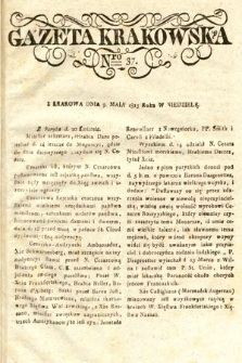 Gazeta Krakowska. 1813, nr 37