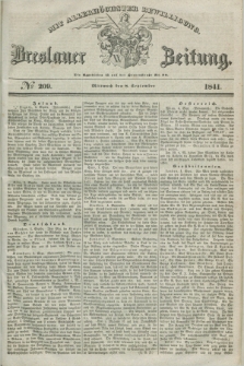 Breslauer Zeitung : mit allerhöchster Bewilligung. 1841, № 209 (8 September) + dod.