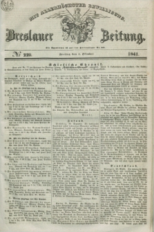 Breslauer Zeitung : mit allerhöchster Bewilligung. 1841, № 229 (1 Oktober) + dod.