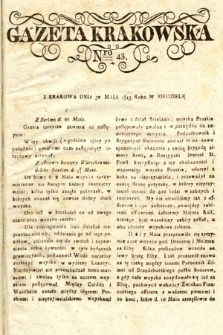 Gazeta Krakowska. 1813, nr 43