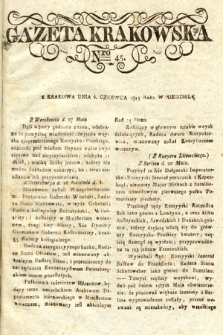 Gazeta Krakowska. 1813, nr 45