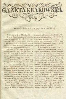 Gazeta Krakowska. 1813, nr 53