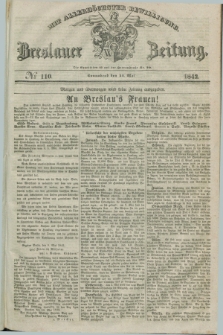 Breslauer Zeitung : mit allerhöchster Bewilligung. 1842, № 110 (14 Mai) + dod.