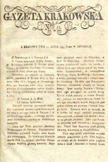 Gazeta Krakowska. 1813, nr 55