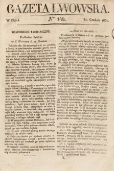 Gazeta Lwowska. 1830, nr 149
