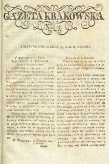 Gazeta Krakowska. 1813, nr 57