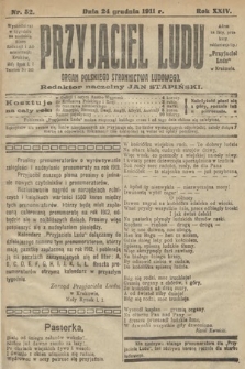 Przyjaciel Ludu : organ Polskiego Stronnictwa Ludowego. 1911, nr 52