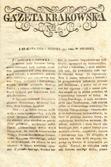 Gazeta Krakowska. 1813, nr 61