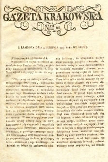 Gazeta Krakowska. 1813, nr 62
