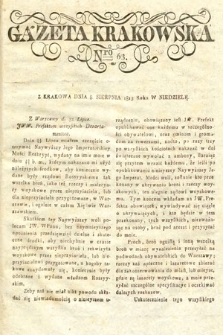 Gazeta Krakowska. 1813, nr 63
