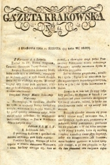 Gazeta Krakowska. 1813, nr 64