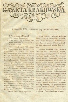 Gazeta Krakowska. 1813, nr 65