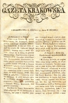 Gazeta Krakowska. 1813, nr 67
