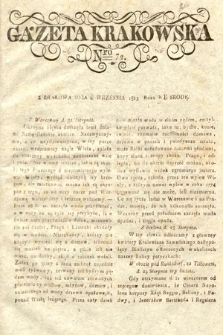 Gazeta Krakowska. 1813, nr 72