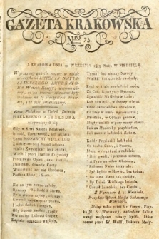 Gazeta Krakowska. 1813, nr 75