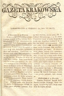 Gazeta Krakowska. 1813, nr 76