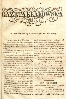 Gazeta Krakowska. 1813, nr 78