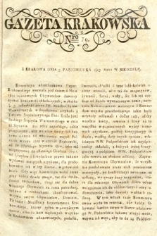 Gazeta Krakowska. 1813, nr 79