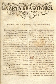 Gazeta Krakowska. 1813, nr 81