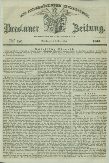 Breslauer Zeitung : mit allerhöchster Bewilligung. 1843, № 285 (5 December) + dod.