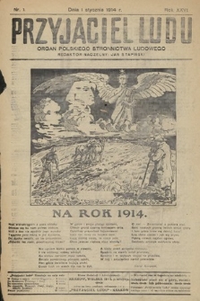 Przyjaciel Ludu : organ Polskiego Stronnictwa Ludowego. 1914, nr 1