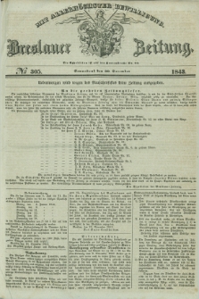 Breslauer Zeitung : mit allerhöchster Bewilligung. 1843, № 305 (30 December) + dod.