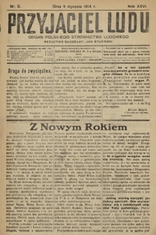 Przyjaciel Ludu : organ Polskiego Stronnictwa Ludowego. 1914, nr 2