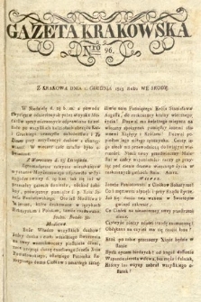 Gazeta Krakowska. 1813, nr 96