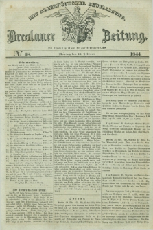 Breslauer Zeitung : mit allerhöchster Bewilligung. 1844, № 48 (26 Februar) + dod.