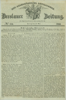 Breslauer Zeitung : mit allerhöchster Bewilligung. 1844, № 114 (17 Mai) + dod.