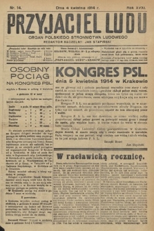 Przyjaciel Ludu : organ Polskiego Stronnictwa Ludowego. 1914, nr 14