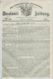 Breslauer Zeitung : mit allerhöchster Bewilligung. 1844, № 206 (3 September) + dod.
