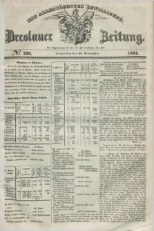 Breslauer Zeitung : mit allerhöchster Bewilligung. 1844, № 226 (26 September) + dod.