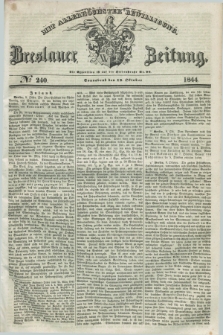 Breslauer Zeitung : mit allerhöchster Bewilligung. 1844, № 240 (12 October) + dod.
