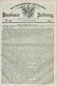 Breslauer Zeitung : mit allerhöchster Bewilligung. 1844, № 248 (22 October) + dod.