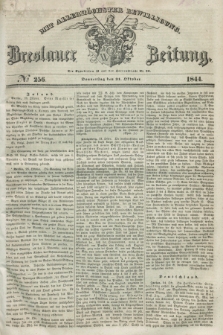 Breslauer Zeitung : mit allerhöchster Bewilligung. 1844, № 256 (31 October) + dod.