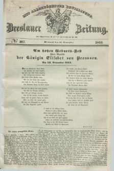 Breslauer Zeitung : mit allerhöchster Bewilligung. 1844, № 267 (13 November) + dod.